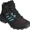 Adidas TERREX Swift R3 Mid GTX Wandelschoenen Dames, Zwart -Kampeeruitrusting Verkoop 2024 adidas terrex swift r3 mid gtx hiking shoes women core black mint ton grey five 1