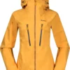 Bergans Cecilie 3L Jas Dames, Geel -Kampeeruitrusting Verkoop 2024 bergans cecilie 3l jacket women light golden yellow golden yellow 1