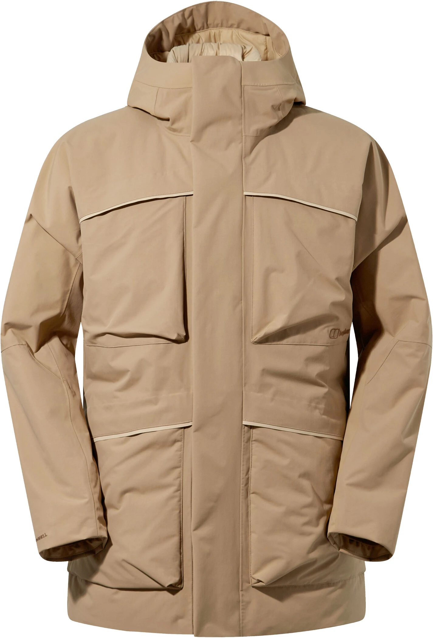 Berghaus Hudsonian 2.0 Parka Heren, Beige 3 Berghaus Hudsonian 2.0 Parka Heren, Beige