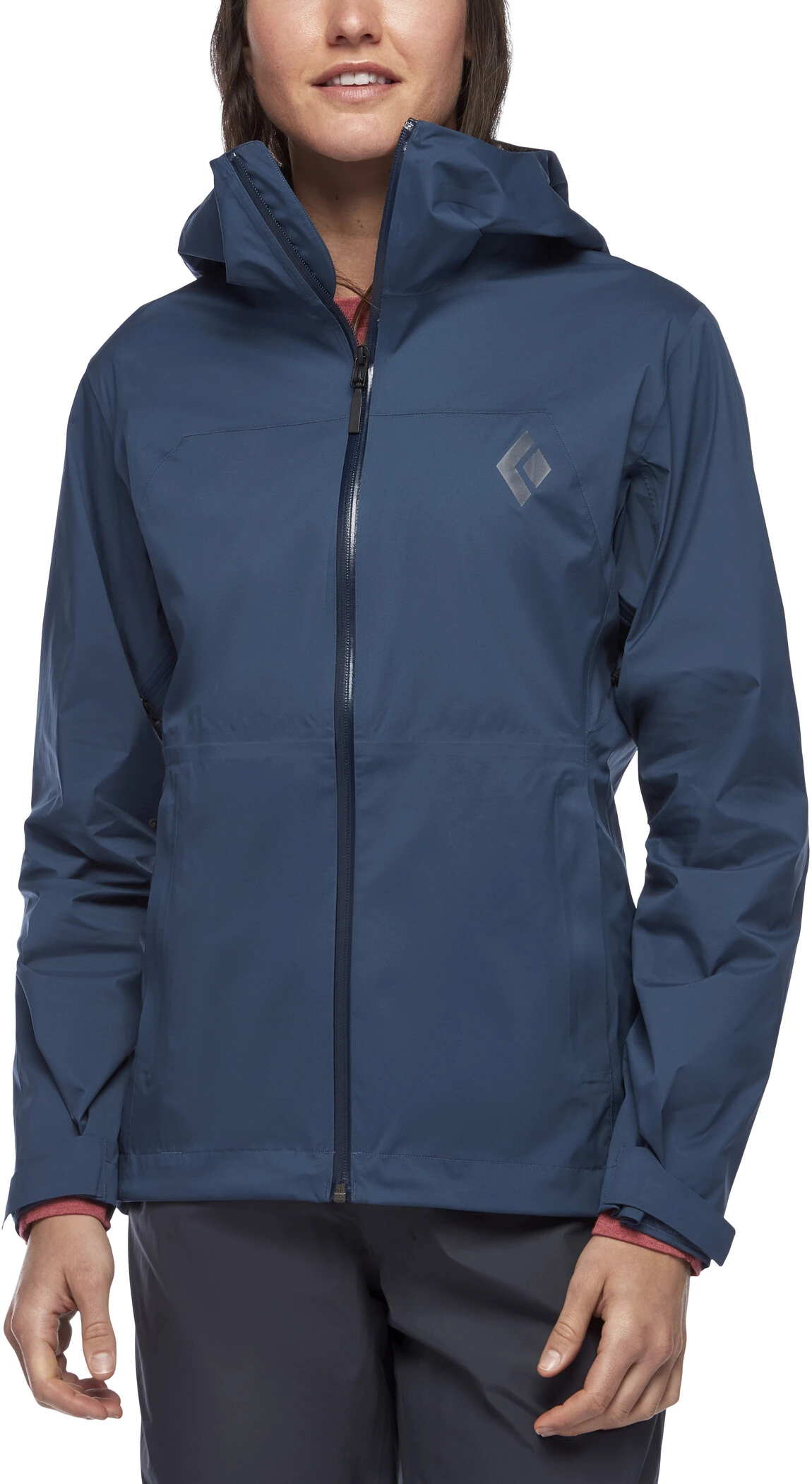 Black Diamond Stormline Stretch Regenjas Dames, Blauw 3 Black Diamond Stormline Stretch Regenjas Dames, Blauw