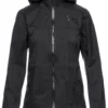 Black Diamond TreeLine Regenjas Dames, Zwart -Kampeeruitrusting Verkoop 2024 black diamond treeline rain shell jacket women black 1
