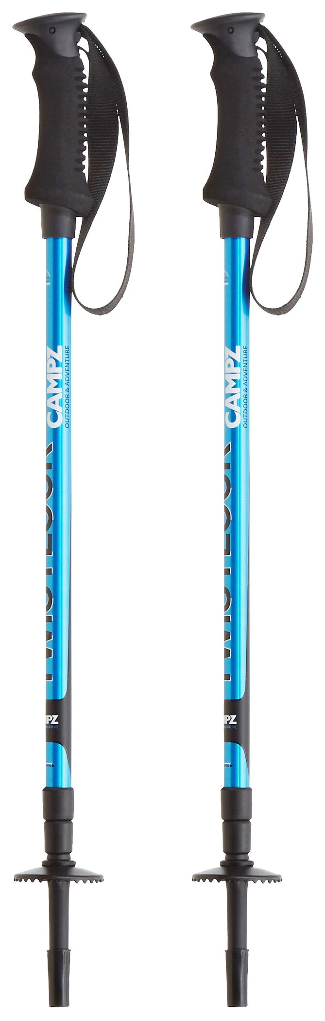 CAMPZ Komperdell Twistlock Wandelstokken, Blauw/zwart 3 CAMPZ Komperdell Twistlock Wandelstokken, Blauw/zwart