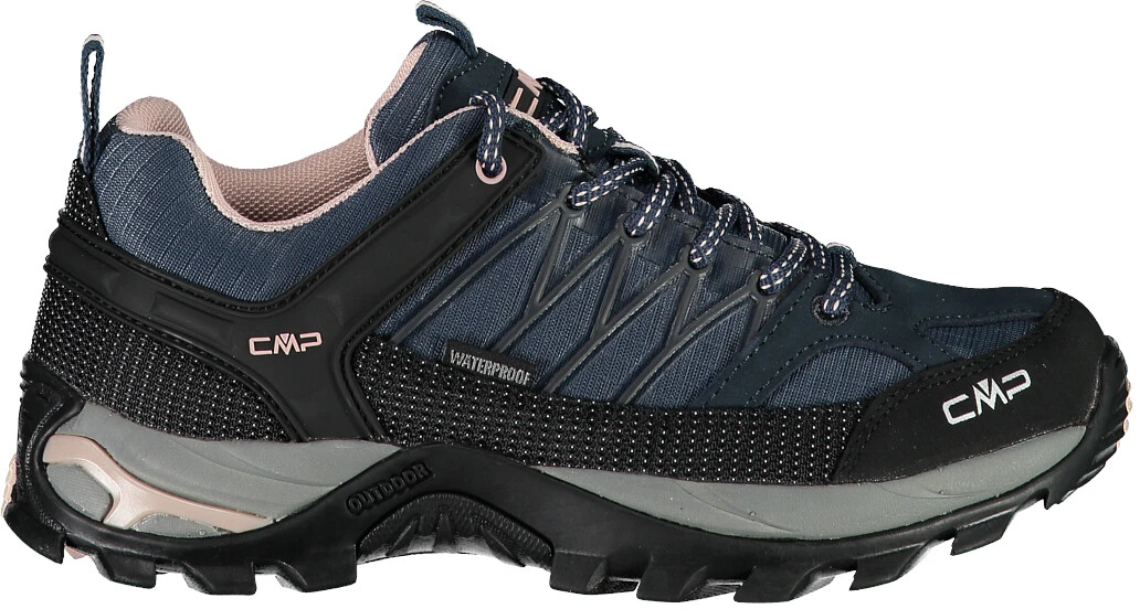 CMP Campagnolo Rigel WP Lage Wandelschoenen Dames, Blauw/zwart 3 CMP Campagnolo Rigel WP Lage Wandelschoenen Dames, Blauw/zwart