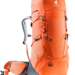 Deuter Aircontact Core 35+10 SL Rugzak Dames, Rood/grijs