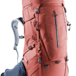Deuter Aircontact X 60+15 SL Rugzak Dames, Rood
