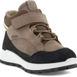 ECCO Exostrike Boots Gore-Tex Kids, Zwart/beige