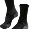 Falke TK1 Cool Trekking Sokken Dames, Zwart/grijs -Kampeeruitrusting Verkoop 2024 falke tk1 cool trekking socks women black mix 1