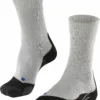 Falke TK2 Cool Trekking Sokken Dames, Grijs/zwart -Kampeeruitrusting Verkoop 2024 falke tk2 cool trekking socks women light grey 1