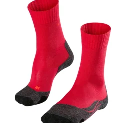 Falke TK2 Trekking Sokken Dames, Rood/roze