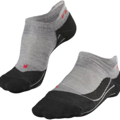 Falke TK5 Onzichtbare Trekkingsokken Dames, Grijs/zwart