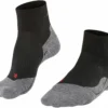 Falke TK5 Korte Trekking Sokken Heren, Zwart/grijs