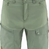 Fjällräven Fjällräven Abisko Midsummer Korte Broek Dames, Groen -Kampeeruitrusting Verkoop 2024 fjaellraeven abisko midsummer shorts women jade green patina green 1