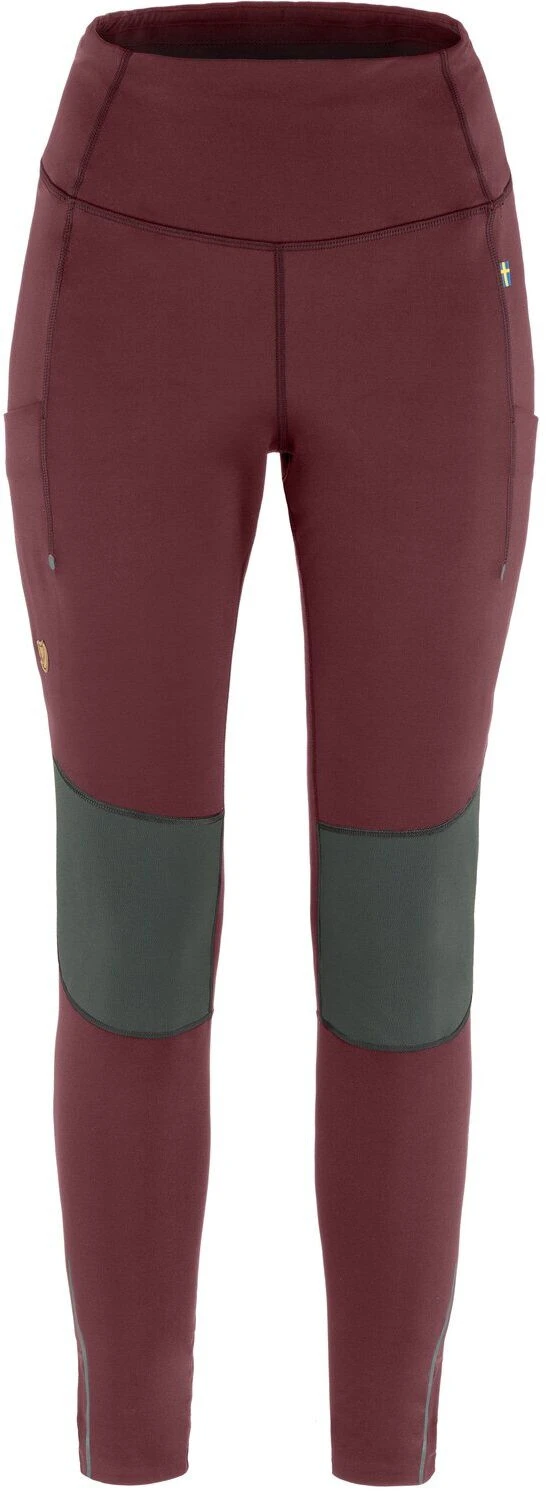 Fjällräven Fjällräven Abisko Värm Trekking Tights Dames, Rood 3 Fjällräven Fjällräven Abisko Värm Trekking Tights Dames, Rood