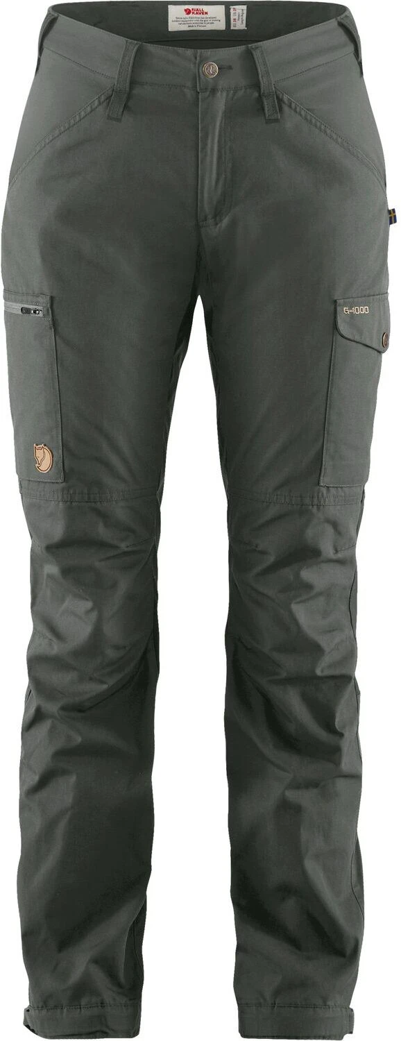 Fjällräven Fjällräven Kaipak Trousers Curved Women, Grijs 3 Fjällräven Fjällräven Kaipak Trousers Curved Women, Grijs