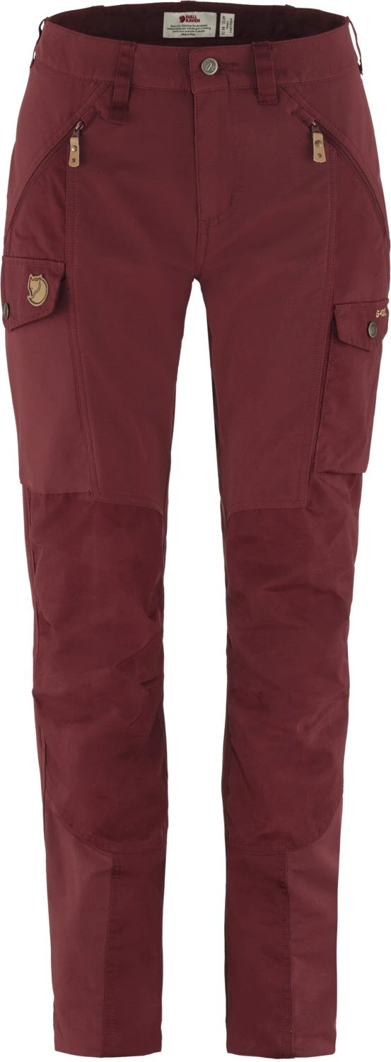 Fjällräven Fjällräven Nikka Curved Broek Dames, Rood 3 Fjällräven Fjällräven Nikka Curved Broek Dames, Rood