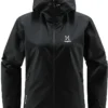 Haglöfs Betula GTX Jas Dames, Zwart -Kampeeruitrusting Verkoop 2024 hagloefs betula gtx jacket women true black 1