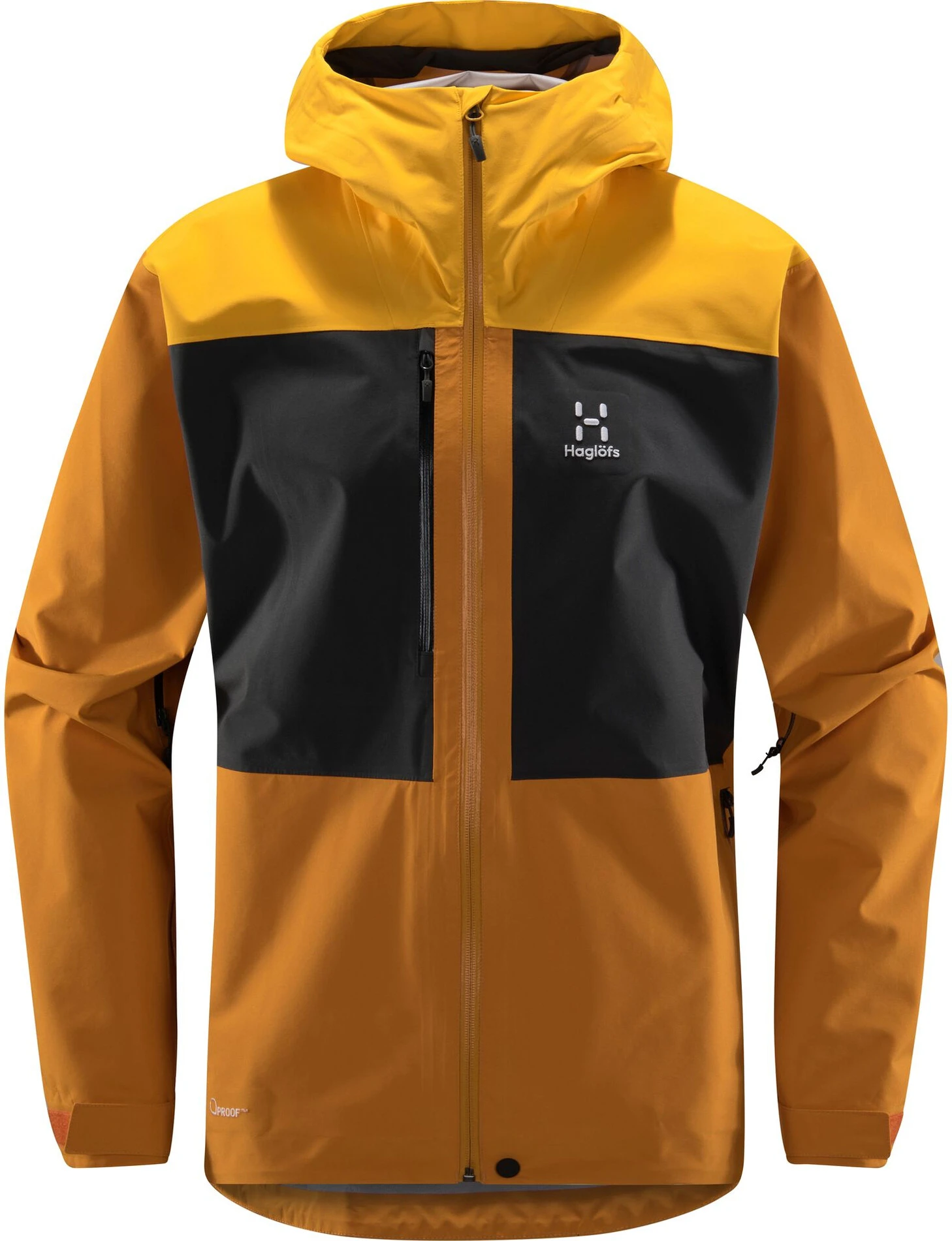 Haglöfs Front Proof Jacket Men, Geel/grijs 3 Haglöfs Front Proof Jacket Men, Geel/grijs