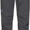Haglöfs Mid Standard Afritsbare Broek Heren, Grijs -Kampeeruitrusting Verkoop 2024 hagloefs mid standard zip off pants men magnetite 1