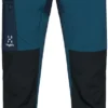 Haglöfs Rugged Slim Broek Heren, Blauw/zwart