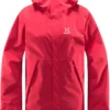 Haglöfs Tjärn Jas Dames, Rood -Kampeeruitrusting Verkoop 2024 hagloefs tjaern jacket women scarlet red 1