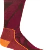 Icebreaker Hike+ Fractured Landscapes Medium Crew Sokken Dames, Rood/oranje -Kampeeruitrusting Verkoop 2024 icebreaker hike fractured landscapes medium crew socks women cherry espresso flash 1