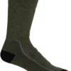 Icebreaker Hike+ Zware Crew Sokken Heren, Olijf/zwart