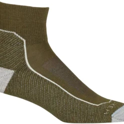 Icebreaker Hike+ Light Mini Sokken Dames, Olijf/grijs