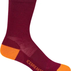 Icebreaker Lifestyle Light Crew Sokken Dames, Rood/oranje