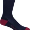 Icebreaker Lifestyle Light Crew Sokken Dames, Blauw/rood -Kampeeruitrusting Verkoop 2024 icebreaker lifestyle light crew socks women midnight navy cherry 1