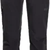 Jack Wolfskin Activate XT Broek Dames, Zwart -Kampeeruitrusting Verkoop 2024 jack wolfskin activate xt pants women black 1