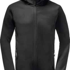 Jack Wolfskin Bornberg Hoody Heren, Zwart