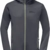 Jack Wolfskin Bornberg Hoody Heren, Grijs -Kampeeruitrusting Verkoop 2024 jack wolfskin bornberg hoody men ebony 1