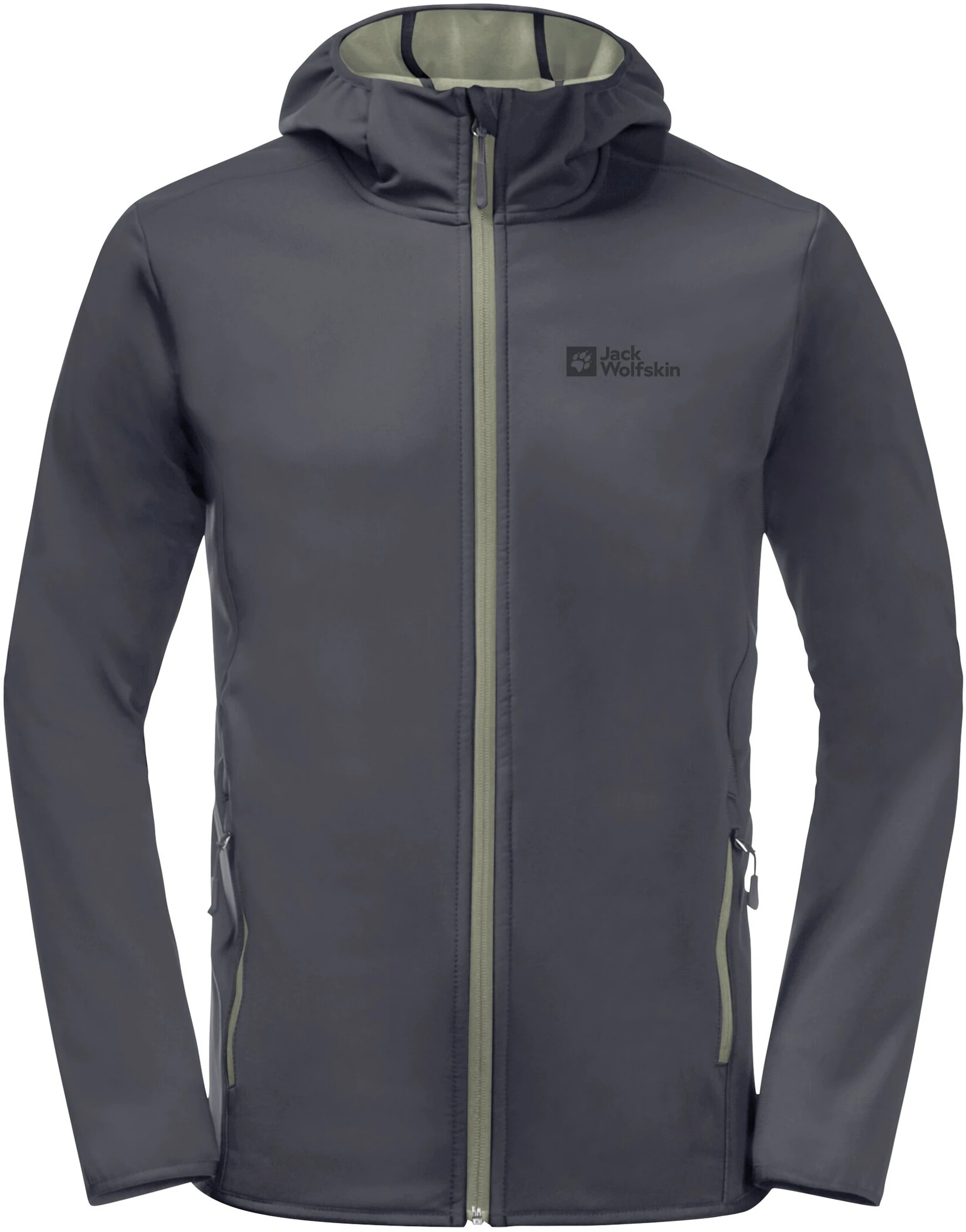 Jack Wolfskin Bornberg Hoody Heren, Grijs 3 Jack Wolfskin Bornberg Hoody Heren, Grijs