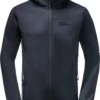 Jack Wolfskin Bornberg Hoody Heren, Blauw -Kampeeruitrusting Verkoop 2024 jack wolfskin bornberg hoody men night blue 1