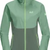 Jack Wolfskin Go Hike Softshell Jas Dames, Groen -Kampeeruitrusting Verkoop 2024 jack wolfskin go hike softshell jacket women hedge green 1