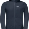 Jack Wolfskin Pack & Go Hybride Jas Heren, Blauw