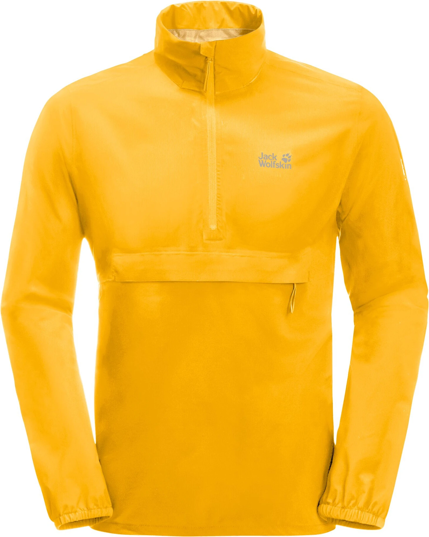 Jack Wolfskin Pack & Go Overhead Jacket Heren, Geel 3 Jack Wolfskin Pack & Go Overhead Jacket Heren, Geel