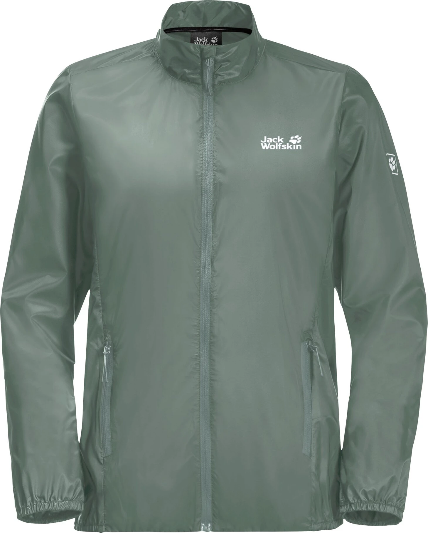 Jack Wolfskin Pack & Go Windshell Jas Dames, Groen 3 Jack Wolfskin Pack & Go Windshell Jas Dames, Groen