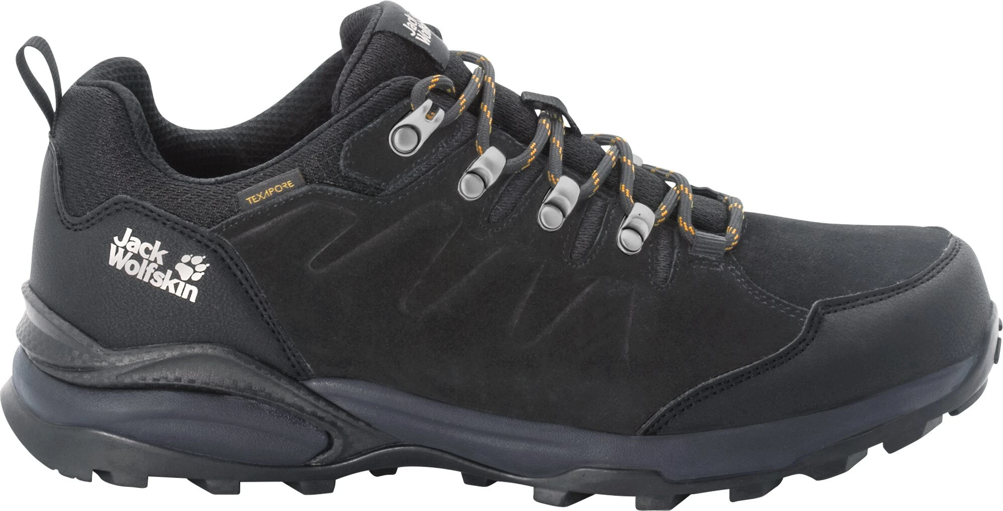 Jack Wolfskin Refugio Texapore Low Shoes Men, Zwart/grijs 3 Jack Wolfskin Refugio Texapore Low Shoes Men, Zwart/grijs