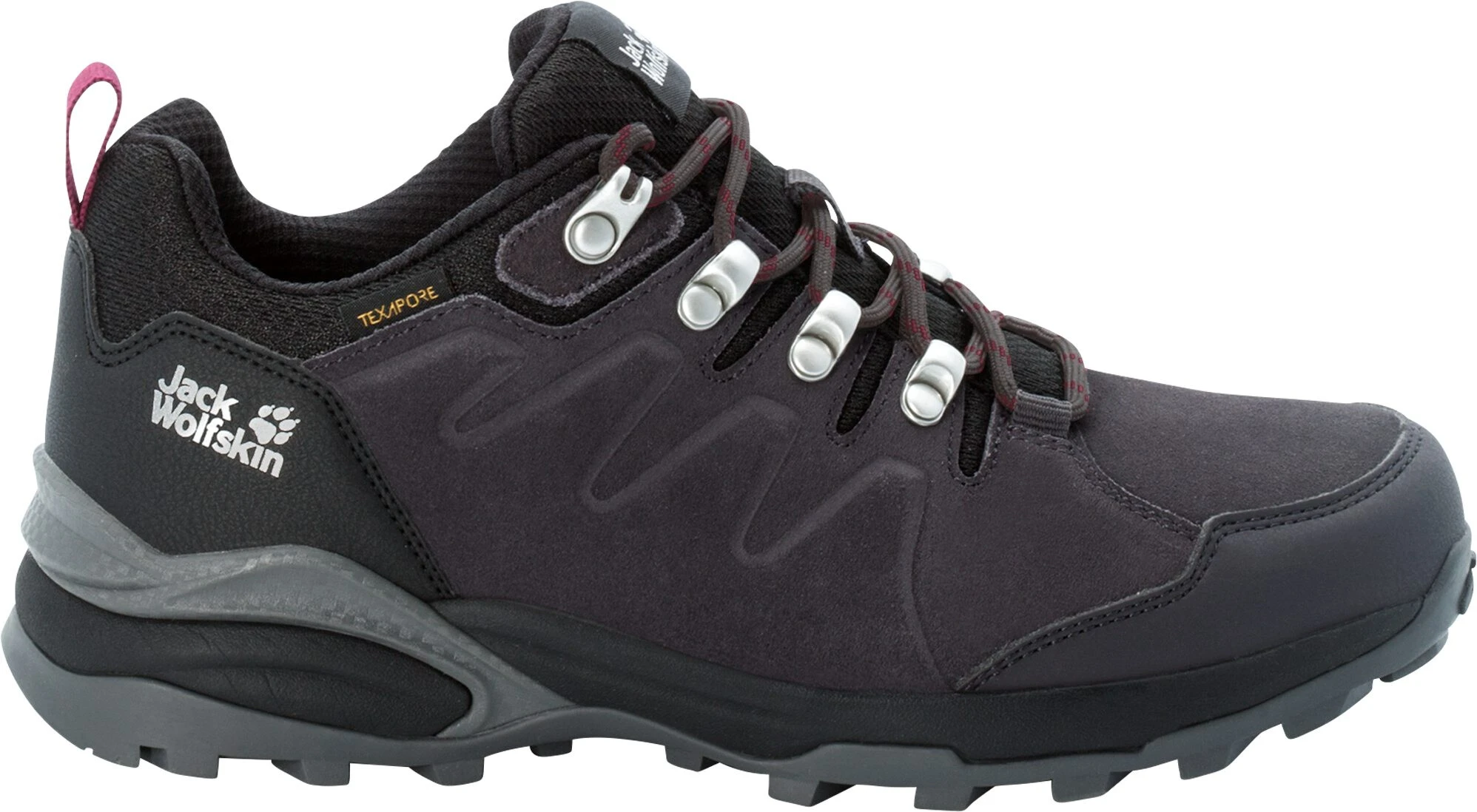 Jack Wolfskin Refugio Texapore Lage Schoenen Dames, Grijs/violet 3 Jack Wolfskin Refugio Texapore Lage Schoenen Dames, Grijs/violet