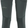 Jack Wolfskin Salmaser Panty's Dames, Groen -Kampeeruitrusting Verkoop 2024 jack wolfskin salmaser tights women slate green 1