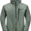 Jack Wolfskin Tapeless Jas Heren, Groen -Kampeeruitrusting Verkoop 2024 jack wolfskin tapeless jacket men hedge green 1