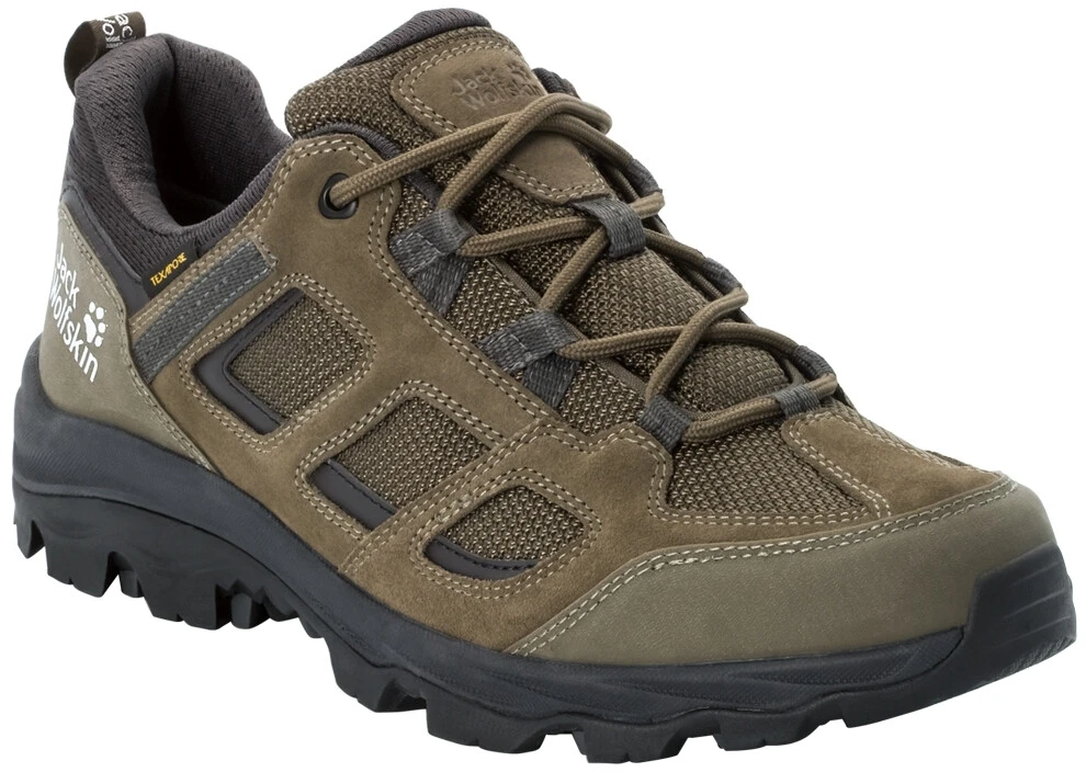 Jack Wolfskin Vojo 3 Texapore Lage Schoenen Heren, Olijf/grijs 3 Jack Wolfskin Vojo 3 Texapore Lage Schoenen Heren, Olijf/grijs