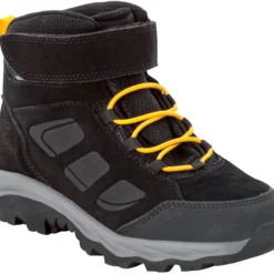 Jack Wolfskin Vojo LT Texapore Mid Shoes Kids, Zwart