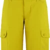 Kari Traa Signe Korte Broek Dames, Geel -Kampeeruitrusting Verkoop 2024 kari traa signe shorts women palm 1