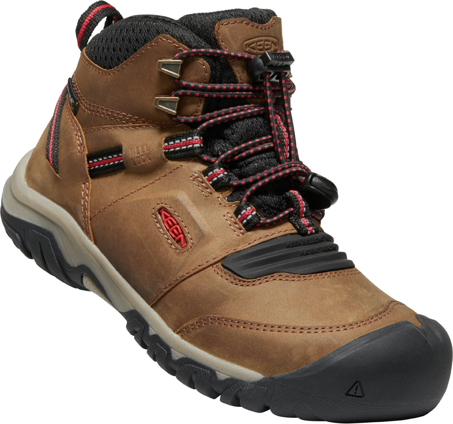 Keen Ridge Flex Mid WP Schoenen Jongeren, Bruin 3 Keen Ridge Flex Mid WP Schoenen Jongeren, Bruin