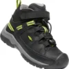 Keen Targhee Mid WP Schoenen Kinderen, Zwart -Kampeeruitrusting Verkoop 2024 keen targhee mid wp shoes kids black steel grey 1