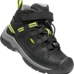 Keen Targhee Mid WP Schoenen Kinderen, Zwart