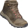 Keen Terradora II Leather Mid WP Schoenen Dames, Bruin -Kampeeruitrusting Verkoop 2024 keen terradora ii leather mid wp shoes women brindle redwood 1