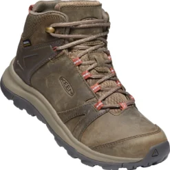 Keen Terradora II Leather Mid WP Schoenen Dames, Bruin